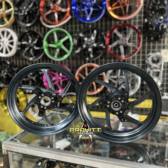 Gambar Velg Delkevic Cnc Casting For Nmax New - Titanium dari Prokitt motosport undefined Tokopedia