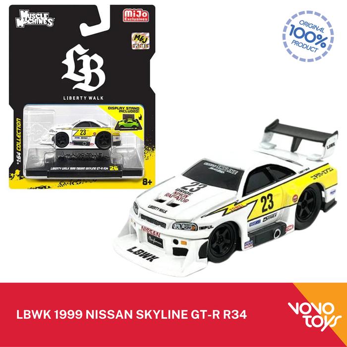 Muscle Machines 日産スカイラインGT-R もどかしい LBWK R34