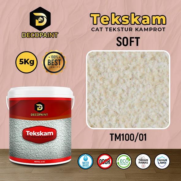 Gambar 5Kg Cat Tekstur - Cat Tembok Motif Pasir | TM Varian Soft - TM100/01 dari Decorative Paint Shop undefined Tokopedia