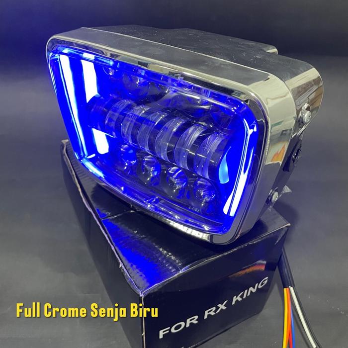 Gambar Daymaker Billed RX king GL 100 Lampu Depan Kotak 16 Mata Set Batok - SenjaBiru dari Meteor ID undefined Tokopedia