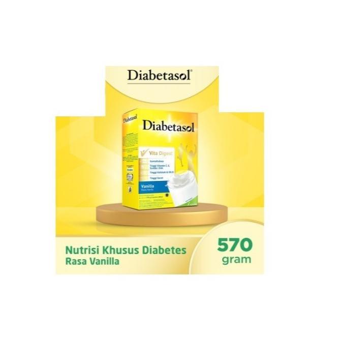 Gambar Termurah! Diabetasol Susu Nutrisi Diabetes Rasa Vanilla 630Gr - Coklat - Cappucino 570Gr #Bebasongkir - Coklat dari Nayanaf Store undefined 5 Tokopedia