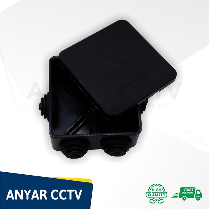Gambar WHITE JUNCTION BOX WATERPROOF / DURADUS CAMERA CCTV 3/4 inch - Hitam dari ANYAR CCTV undefined Tokopedia