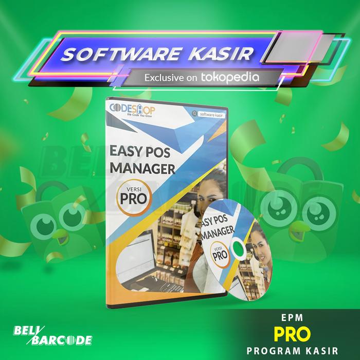 Gambar PROGRAM KASIR TOKO RETAIL EASY POS MANAGER - EPM - EPM SOFTWARE dari Beli Barcode Surabaya undefined Tokopedia