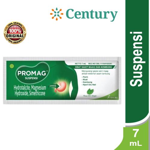 Gambar Promag Suspensi sachet isi 7 ml / Obat Maag Cair / Kembung / Mual dari Century Healthcare Express undefined Tokopedia