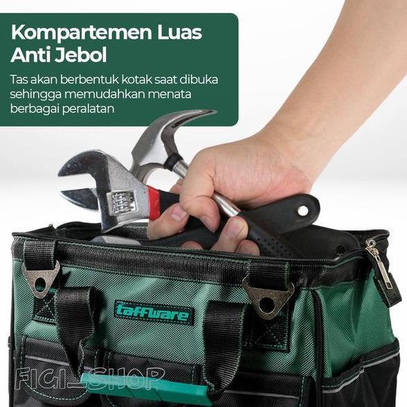 Gambar Airaj Tas Perkakas Storage Tool Bag Waterproof With Reflective Strips 18 Inch - A03387 Terlaris dari Den Hagy undefined Tokopedia