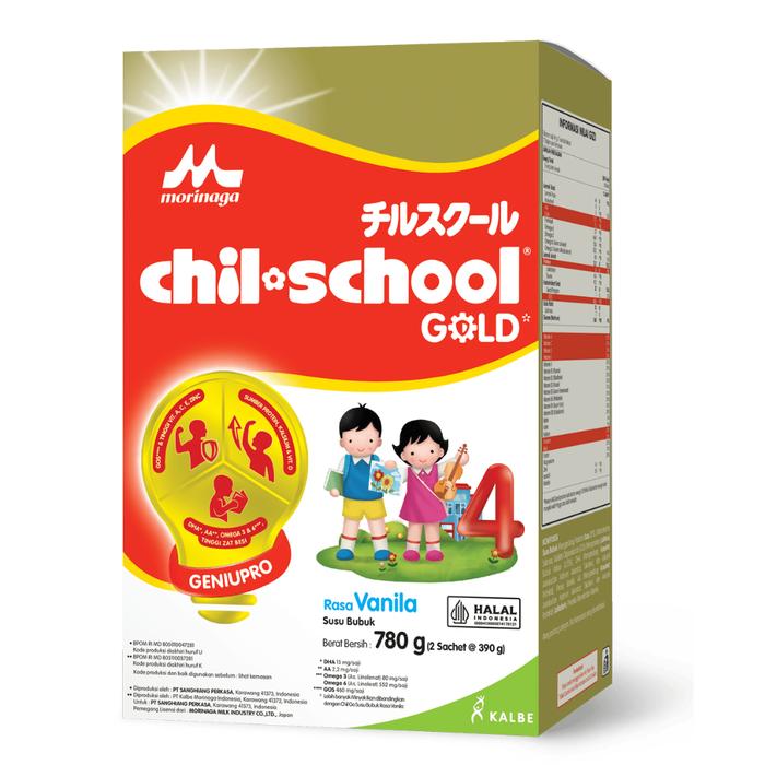 Gambar MORINAGA CHIL SCHOOL GOLD 780gr Vanila/Madu 3-12 tahun - Vanila 780gr dari LittleMoon Baby &amp; Kids Store Rungkut undefined Tokopedia