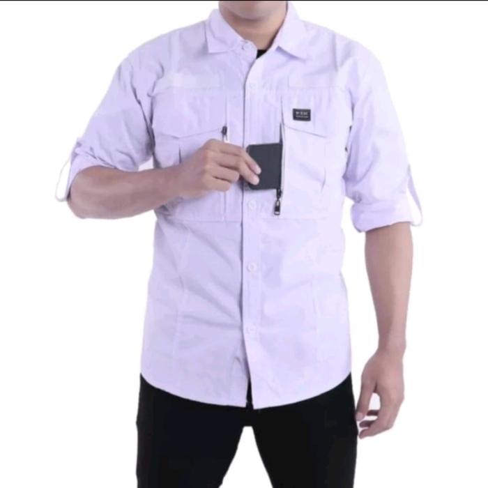 Promo kemeja w-tac tactical lengan panjang seragam kerja lapangan ...