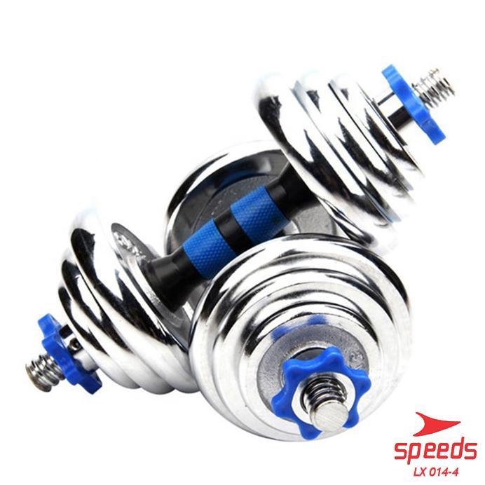 Gambar Dumbell Barbel Set Max 20Kg Tiang Angkat Besi Dumbbel Dumble Alat Fitness Gym Equipment Original Speeds Box Import Dumble Set 014-4 - Biru dari MUSCLE EVOLUTION undefined Tokopedia