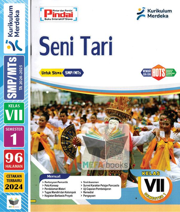 Gambar LKS Pindai SMP Kelas 7 Semester 2 & 1 Kurikulum Merdeka CV Arya Duta - SMT1/S Tari dari MEFA books undefined Tokopedia