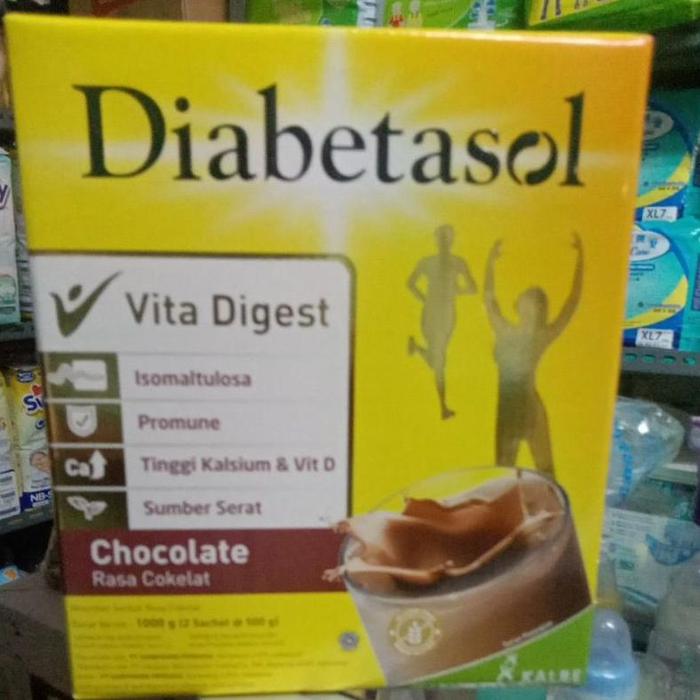 Gambar Termurah! Diabetasol 950Gr Vanila Dan Coklat[Free Wafer, Tidak Berlaku Kelipatan] #Bebasongkir - Coklat, 950 dari Nayanaf Store undefined Tokopedia