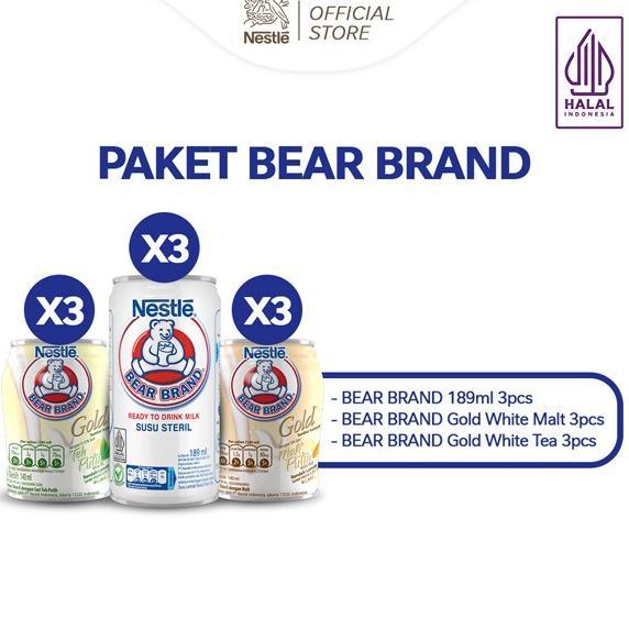 Gambar Paket Bear Brand All Variant (3X3Pcs) dari bellonMarket undefined Tokopedia