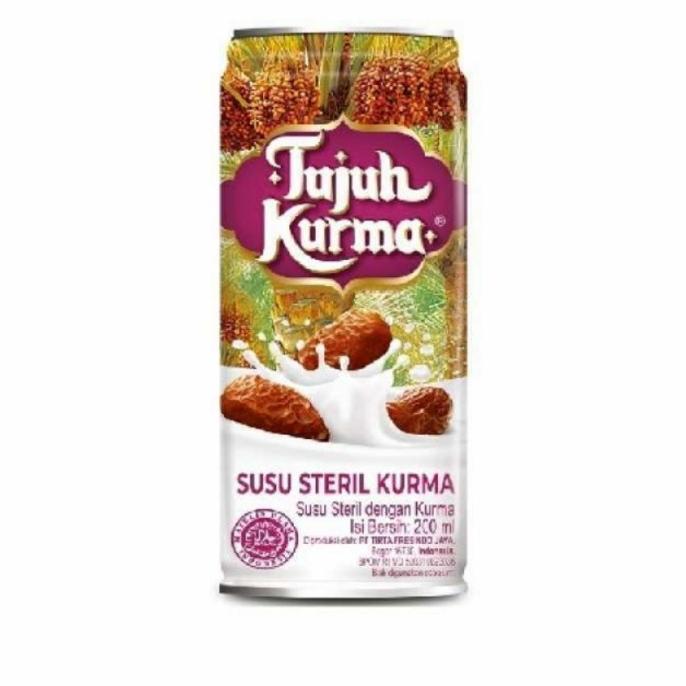 Gambar Susu Steril Tujuh Kurma 1 Dus Isi 24 Kaleng ( Khusus Gojek Dan Grab) dari Fynnn store87 undefined Tokopedia