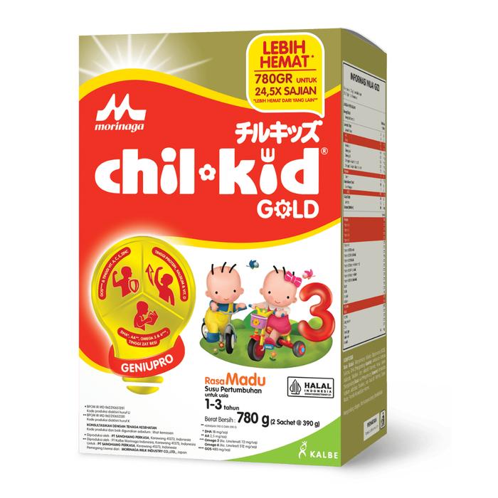 Gambar MORINAGA CHIL KID GOLD VANILA, MADU 2X390gr - Madu 780gr dari LittleMoon Baby &amp; Kids Store Rungkut undefined Tokopedia