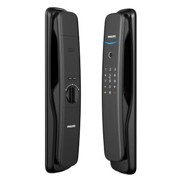 Gambar Philips Easykey DDL702E-5HWS Smart Doorlock Digital Pushpull Door Lock - Black dari Philips EasyKey Digital Smart Lock Jatim undefined Tokopedia