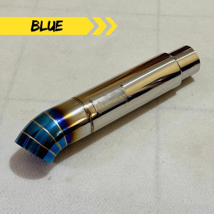 Gambar TAILPIPE DIESEL Knalpot racing mobil solar/bensin suara kering gahar - Biru, 2 inc dari LK EXHAUST undefined Tokopedia