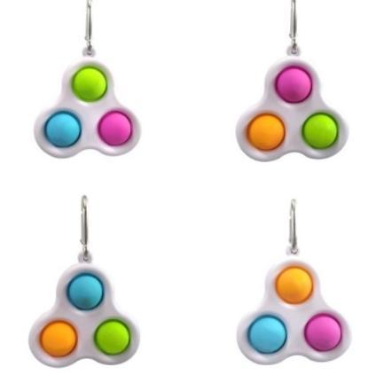 Gambar Terbaru!!! Simple Dimple Fidget toy Sensory Mainan Anak Pop It Tiktok Fat Brain - 3 mata dari RADITYA TOYS undefined Tokopedia