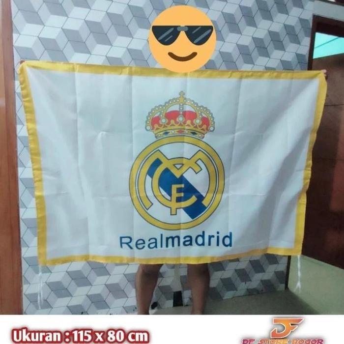 Gambar BENDERA REAL MADRID FLAG MADRID BESAR TERMURAH - TERBARU - Madrid 2 dari Jandra_ undefined Tokopedia