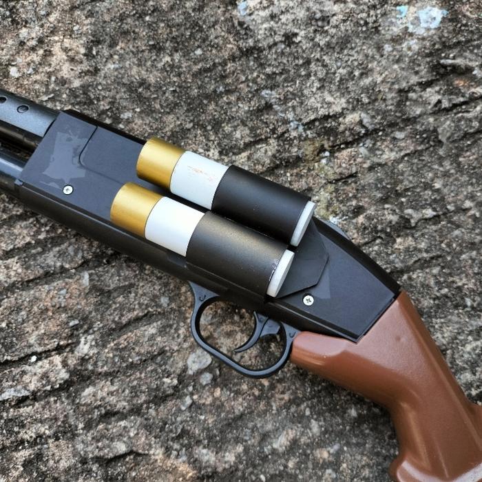 Gambar shotgun shell 2 slot dcobra M96/M870, airsoftgan - Putih dari Radius gundam undefined Tokopedia