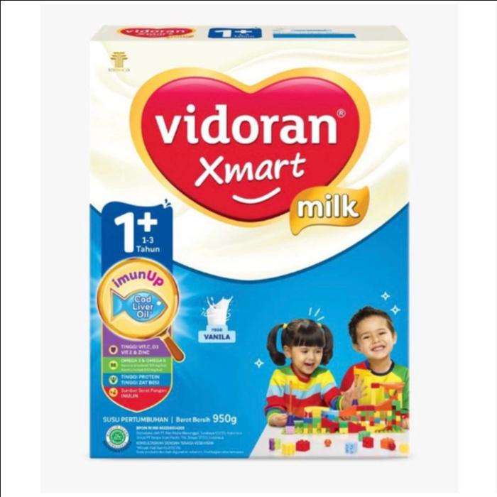Gambar VIDORAN XMART 1+ MADU/VANILA 350g,925g Susu Formula Pertumbuhan Anak - Vanila 1+ 925g dari LittleMoon Baby &amp; Kids Store Rungkut undefined Tokopedia