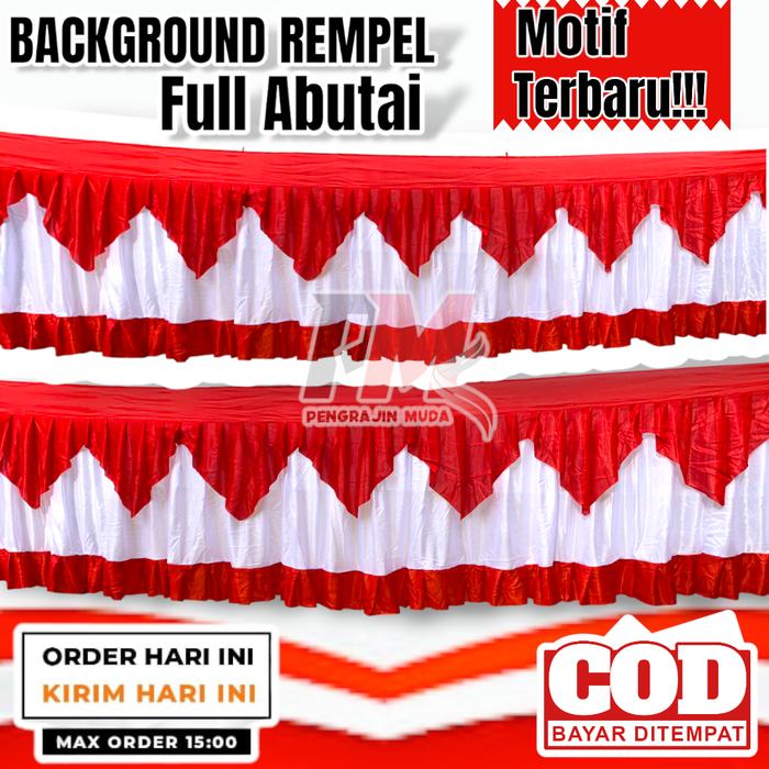 Gambar Bendera Background Cantik Full Abutay 10 Gelombang merah putih - motif 5 dari PENGRAJIN MUDA025 undefined Tokopedia