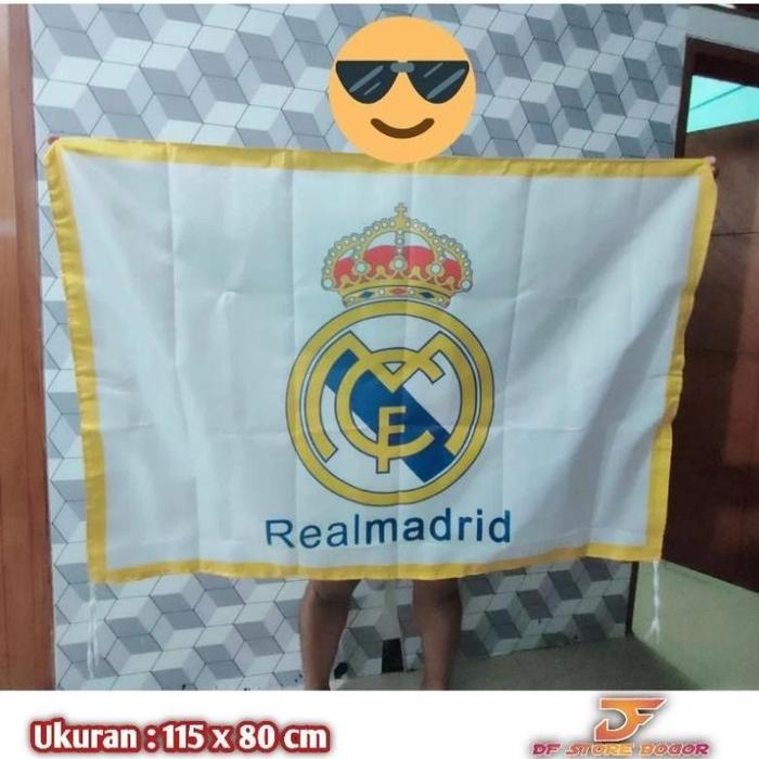 Gambar BENDERA REAL MADRID FLAG MADRID BESAR TERMURAH - TERBARU - Madrid 2 dari Putra Kencanaa undefined Tokopedia