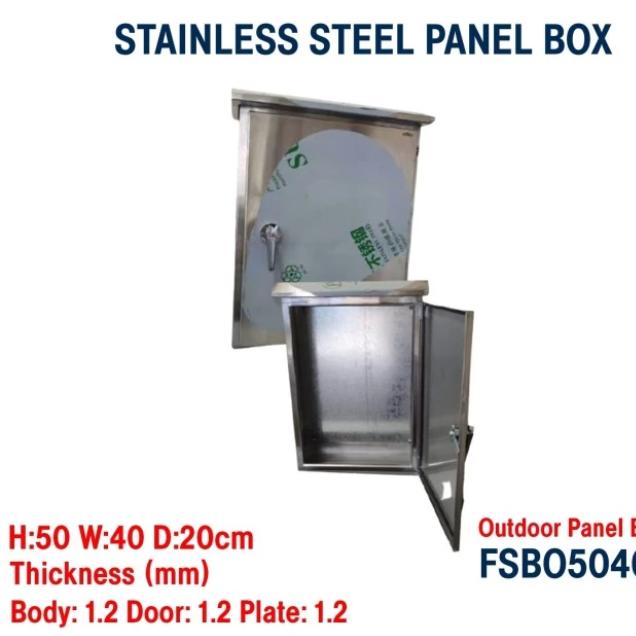 Jual Box Panel Fort 400x300x200mm Stainless Steel Outdoor IP55 ...