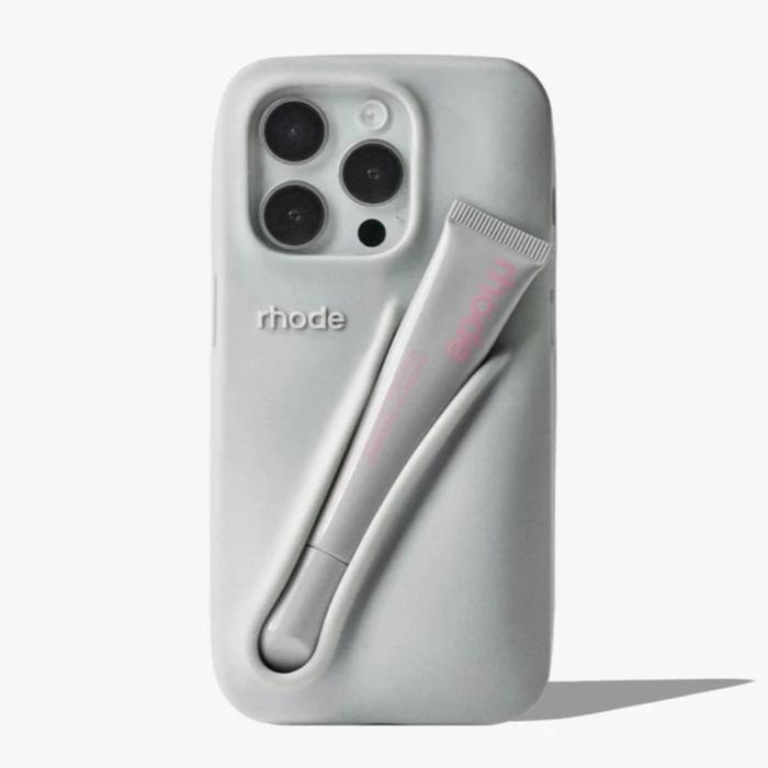 Gambar RHODE Case Only by Hailey Bieber (Case & Liptint DIJUAL TERPISAH) - Grey, 14 pro max dari naturalbeautystuff undefined Tokopedia
