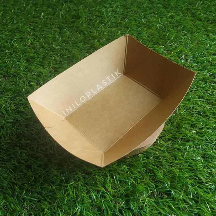 Gambar Food Tray Premium / Paper Tray / Piring kertas laminasi / Tray kertas - 10 oz dari Inilo Plastik undefined Tokopedia