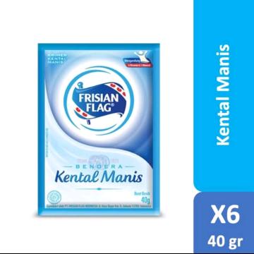 Gambar Frisian flag susu kental manis 6 sachet/renceng - Putih dari Dhevindra Mart undefined Tokopedia
