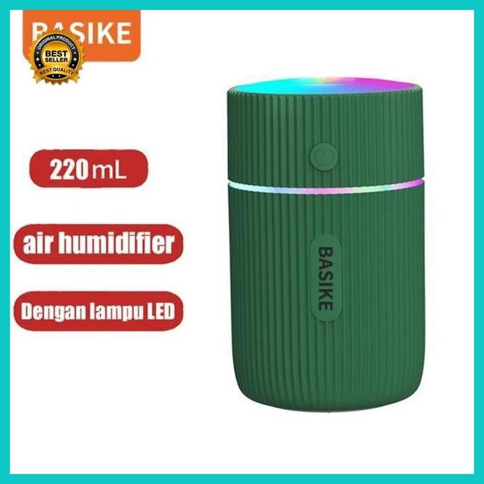 Gambar [Promo] - Basike 220Ml Kapasitas Humidifiers Dengan Lampu Suasana Rna-Rni Bestseller - Hijau dari Saifuddin Sthore undefined Tokopedia