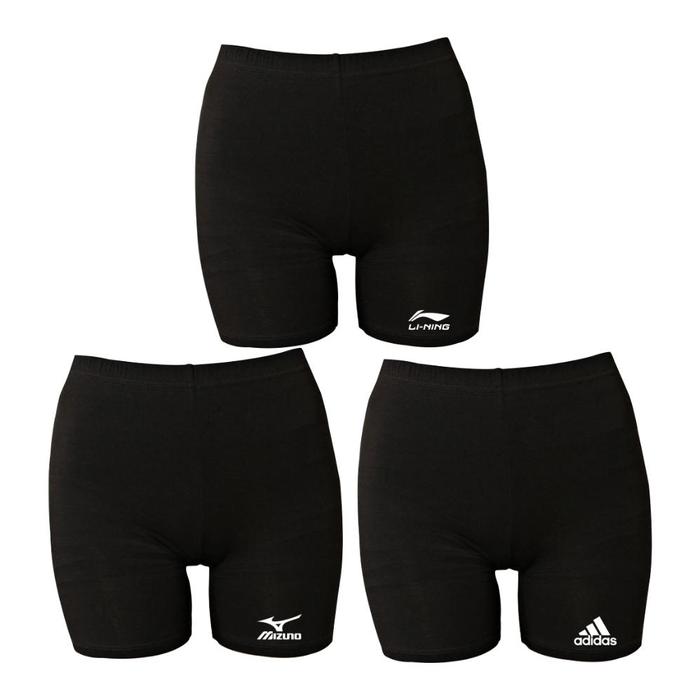 Gambar Potongan (3 Pcs) Legging Lejing Shot Short Pants Stretch Olahraga Unisex Celana Pendek Manset Baselayer Sport - 3 pcs hitam, L dari Irlana Kios undefined Tokopedia