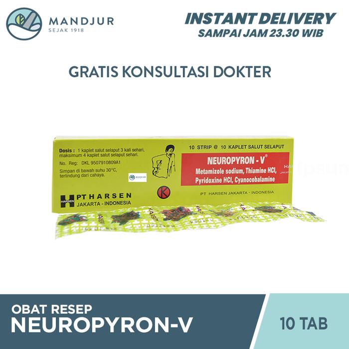 Gambar Neuropyron V 10 Tablet / Metampiron / Pusing Nyeri dari Apotekmandjurofficial undefined Tokopedia