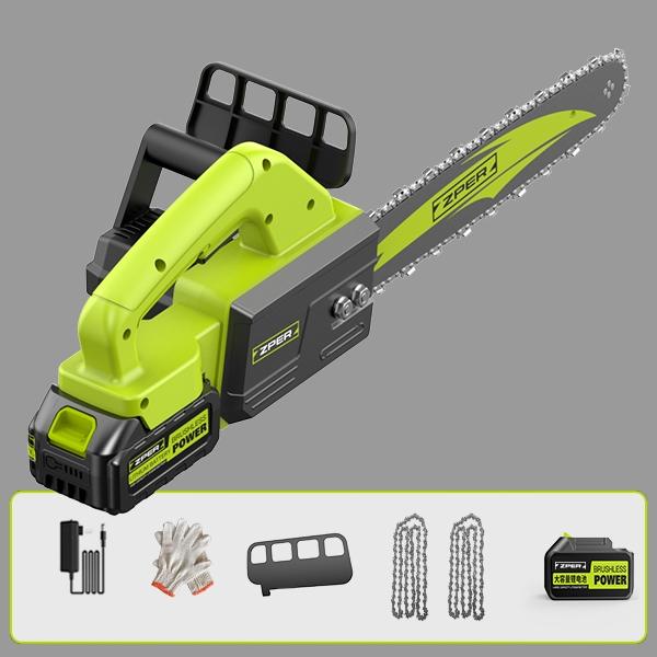 Gambar ZPER Cordless Chainsaw Gergaji Mesin Lithium Gergaji Rantai Elektrik Portable Genggam Lithium - 988Vf 1B dari danurstore.1 undefined Tokopedia