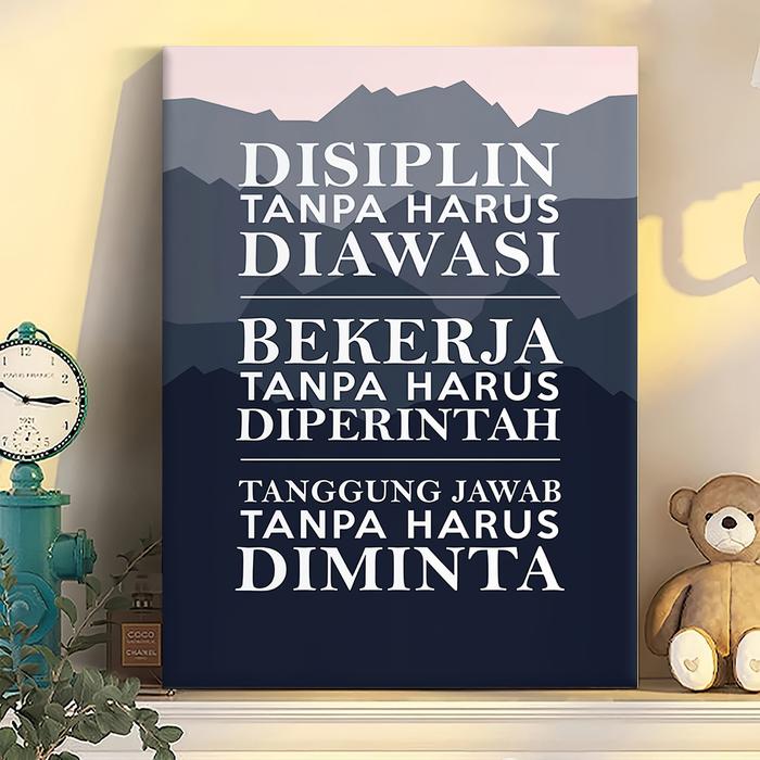Gambar Hiasan Dinding Kata Kata Motivasi Wall Decor Dekorasi Dinding Kamar tidur pajangan ruang tamu ukuran 20x30 - QT31 dari KARISSUT undefined 4 Tokopedia