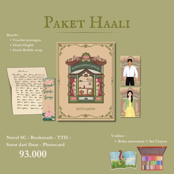 Gambar PRE ORDER - Buku Novel - Rumah Sepatu Seroja - Jelita Gauri - Sinibaca Media - Bumifiksi ( 17 - 22 Juli ) - HAALI dari BumifiksiJogjakarta undefined Tokopedia