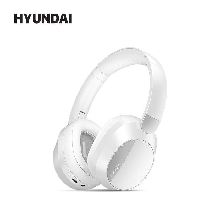 Gambar HYUNDAI H06 Wireless Wired Bluetooth Headphone Headset ANC Active Noise Cancelling BT 5.3 - Putih dari QUEEN id Official undefined Tokopedia