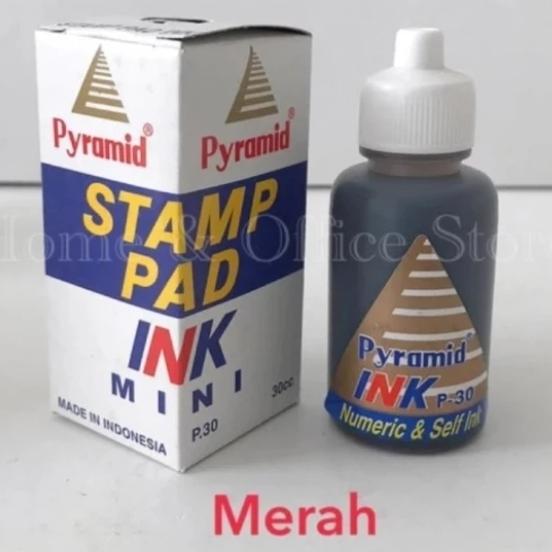 Gambar tinta stempel pyramid /numeric self & ink/stamp pad mini - Merah dari indo-stationery undefined Tokopedia