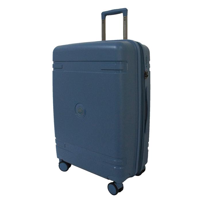 Gambar Navy Club Barton Koper Hardcase - Fiber PP 4 Roda Putar TSA Lock - Size 24 Inch - Biru Muda dari Navy Club undefined Tokopedia