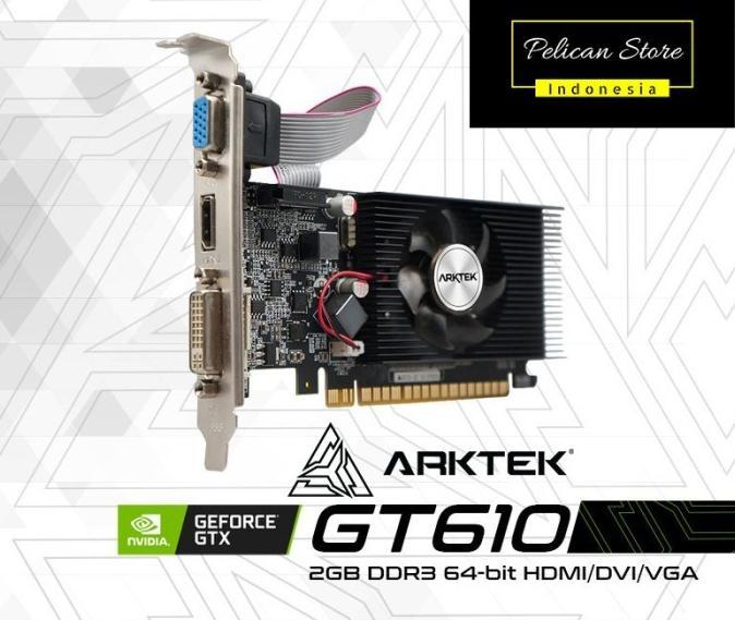 Jual Ptc Arktek Nvidia Geforce Gt610 2Gb 64Bit Graphics Card Vga