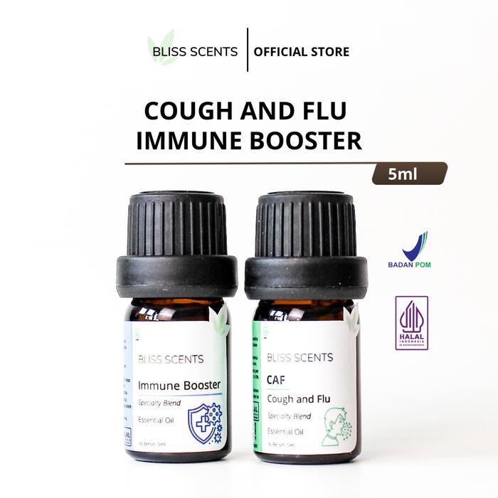 Gambar Cough and Flu + Immune Booster Essential Oil Blends 100% Murni - 5ml dari Bliss Scents undefined Tokopedia