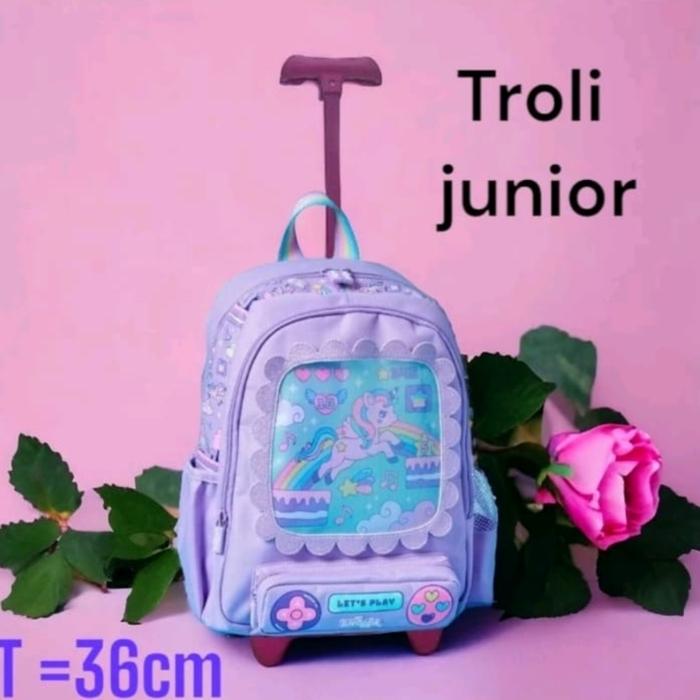 Gambar tas troli anak tk anak perempuan trolley bag junior import smiggle dari Anazubic Shop undefined Tokopedia