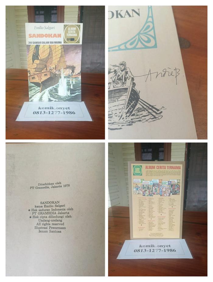Gambar Komik Cergam Serial Album Cerita Ternama 2 - Sandokan dari Komik Onyet New undefined Tokopedia