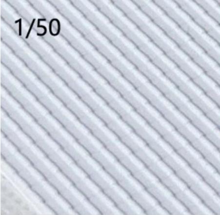 Gambar Miniatur Atap Genteng Putih Tebal Plastik ABS Tekstur Bahan Maket Diorama - Roof Sheet ABS Skala 1:150 1:100 1:50 1:25 - ABS 1 : 50 dari @DhodhayStoree undefined Tokopedia