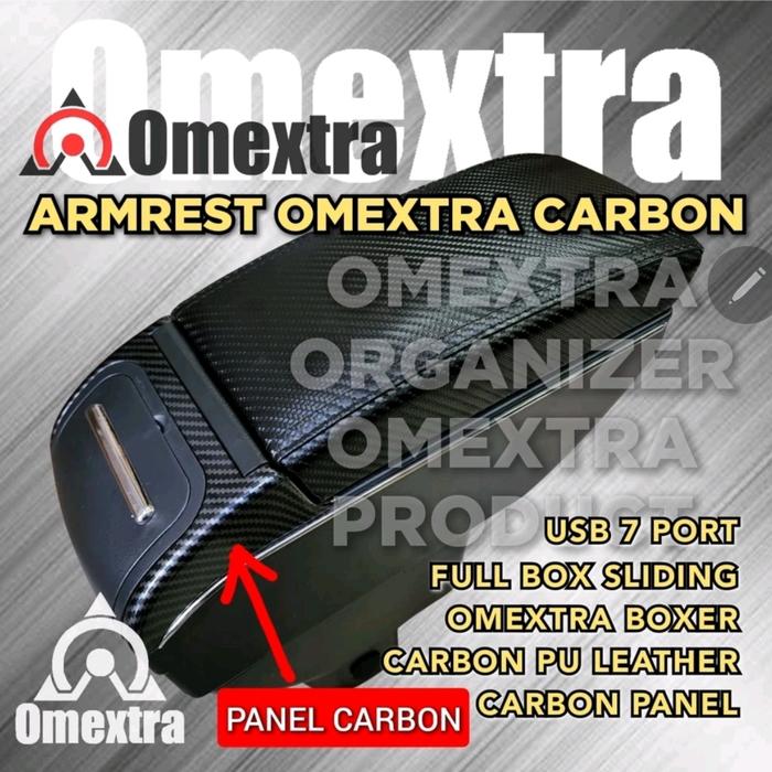 Gambar Armrest Box - Consule - Console Box Agya Ayla Konsol Khusus - carbon CARBON, JAHIT HITAM dari OMEXTRA undefined Tokopedia