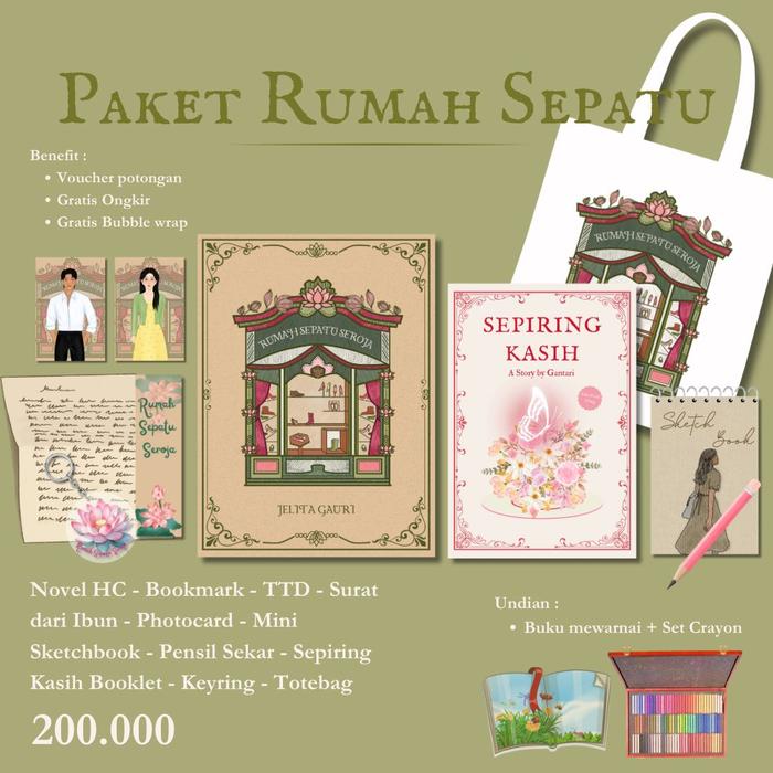 Gambar PRE ORDER - Buku Novel - Rumah Sepatu Seroja - Jelita Gauri - Sinibaca Media - Bumifiksi ( 17 - 22 Juli ) - RUMAH SEPATU dari BumifiksiJogjakarta undefined Tokopedia