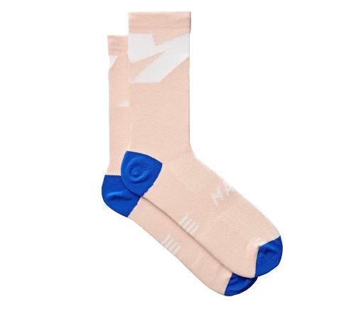 Gambar MAAP E SOCKS Kaos Kaki Sepeda Kaos Kaki Roadbike Road Bike - Pink / Biru dari ratutisha undefined Tokopedia