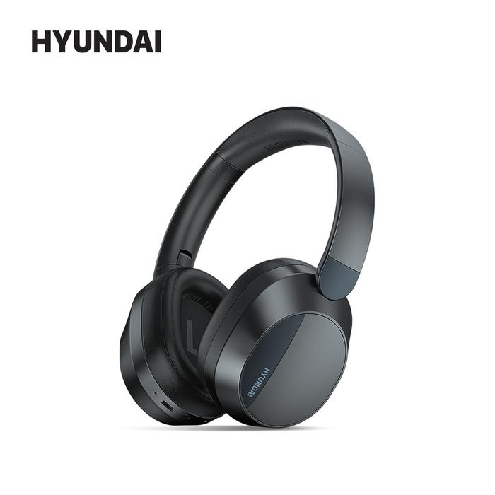 Gambar HYUNDAI H06 Wireless Wired Bluetooth Headphone Headset ANC Active Noise Cancelling BT 5.3 - Hitam dari QUEEN id Official undefined Tokopedia