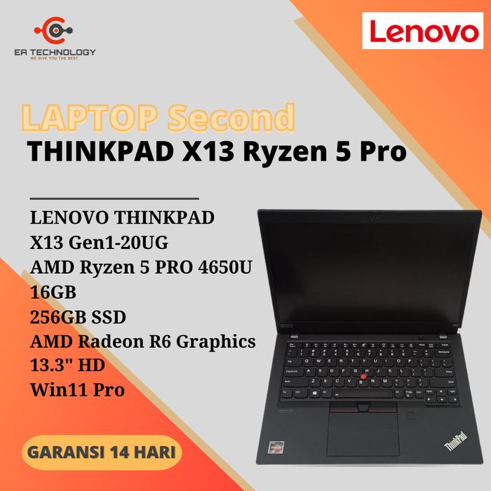 ThinkPad X13 Ryzen 5 PRO 4650U 16GB 6974