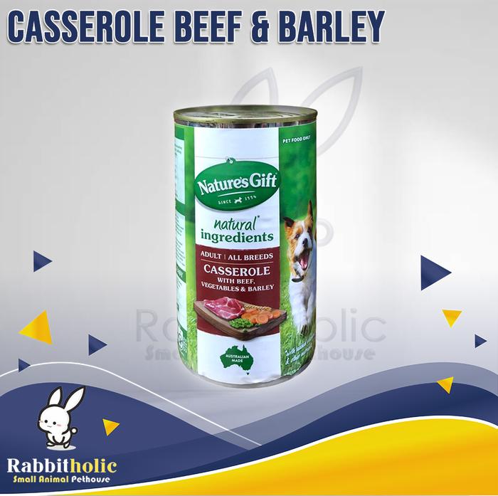 Gambar Nature's Gift Wet Dog Food 700 Gram - Makanan Basah Anjing Natures Gift 700gr - C Beef V Barley dari Rabbitholic Gading Serpong undefined Tokopedia