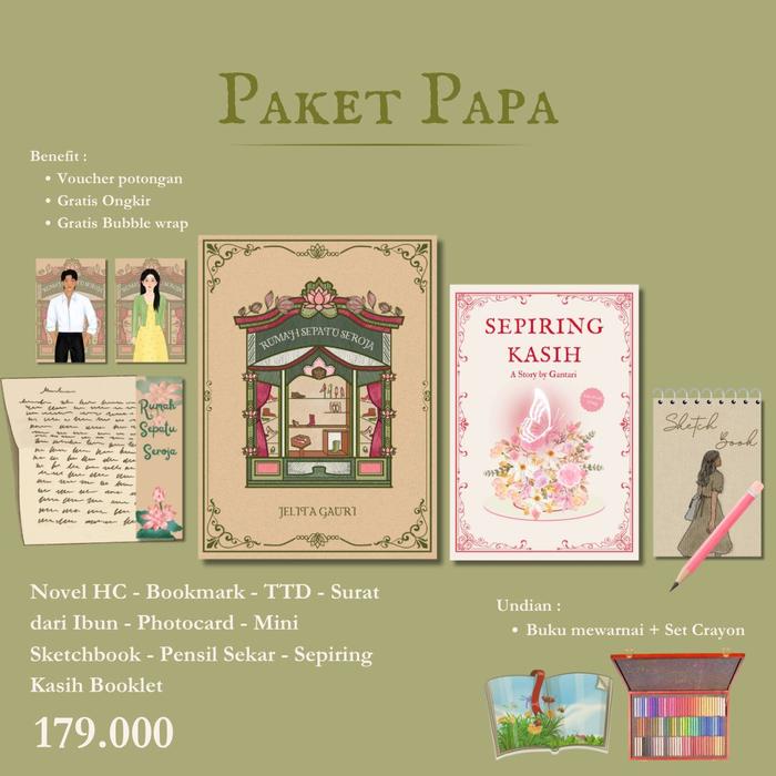 Gambar PRE ORDER - Buku Novel - Rumah Sepatu Seroja - Jelita Gauri - Sinibaca Media - Bumifiksi ( 17 - 22 Juli ) - PAPAH dari BumifiksiJogjakarta undefined Tokopedia